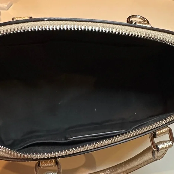 Coach Metallica Rose Gold Crossbody Satchel - Picture 5 of 6